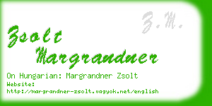 zsolt margrandner business card